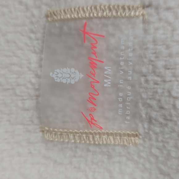 3363 Free People Hit The Slopes Fleece Jacket Sz Med NWT - Picture 8 of 9